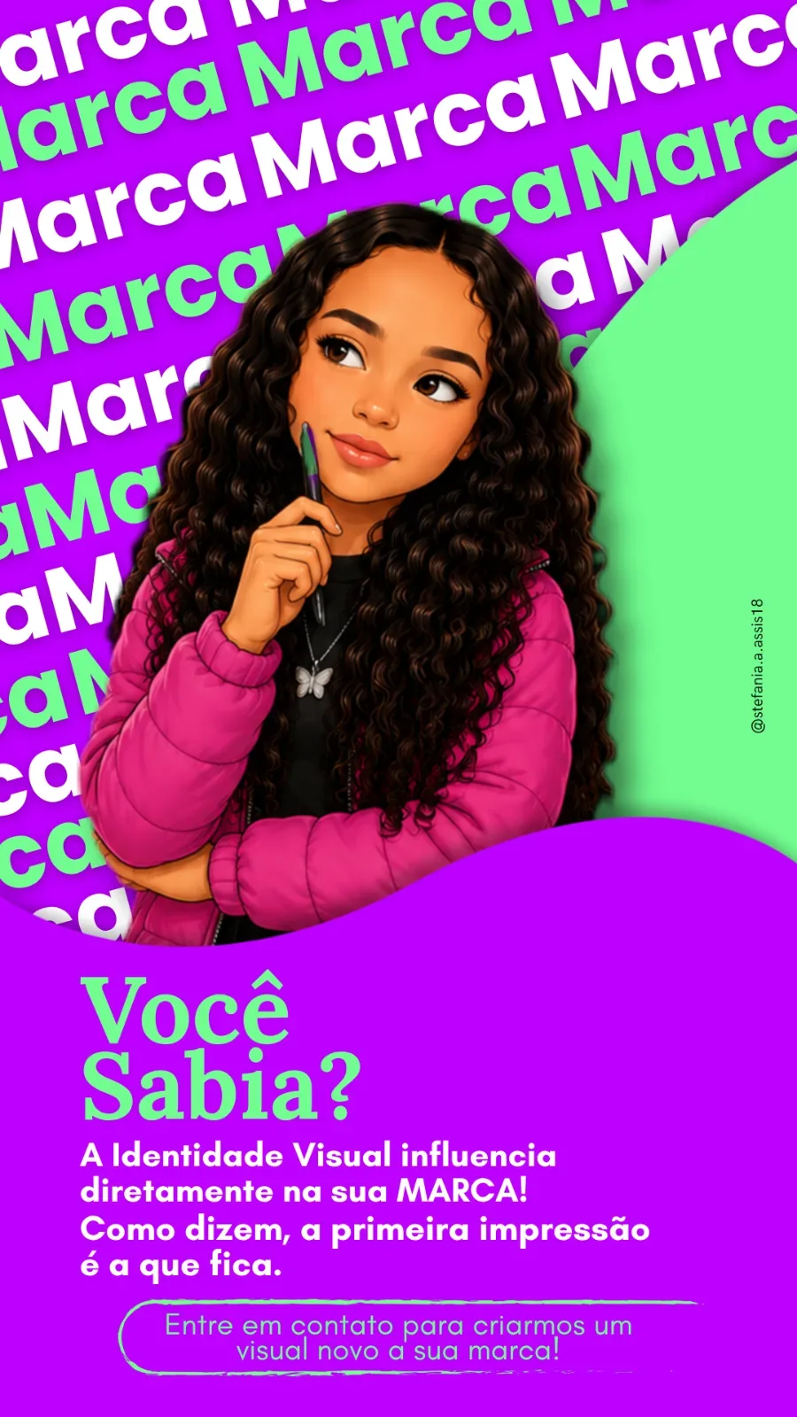 Imagem da publicação de Stefânia Oliveira