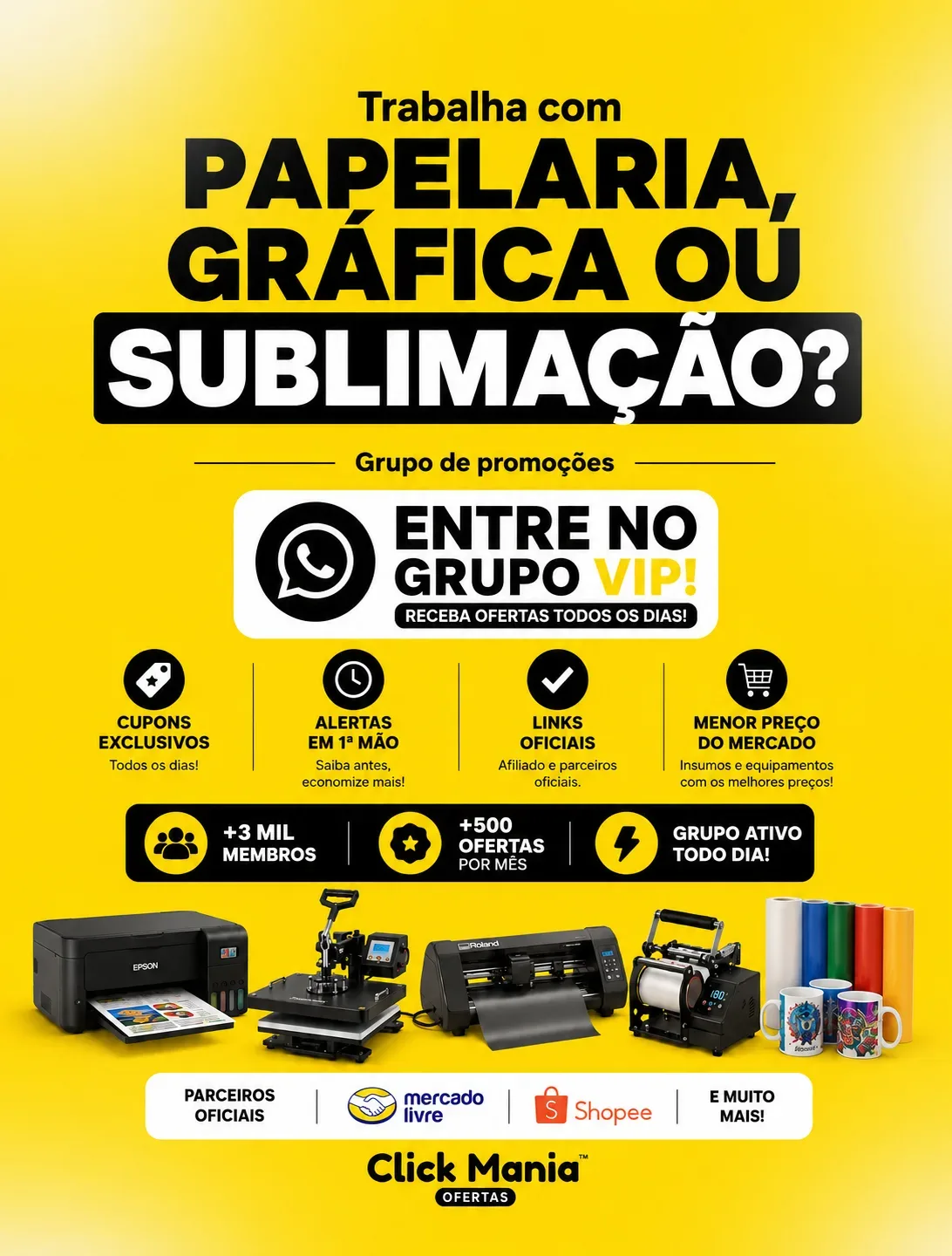 Imagem da publicação de Click Mania Ofertas