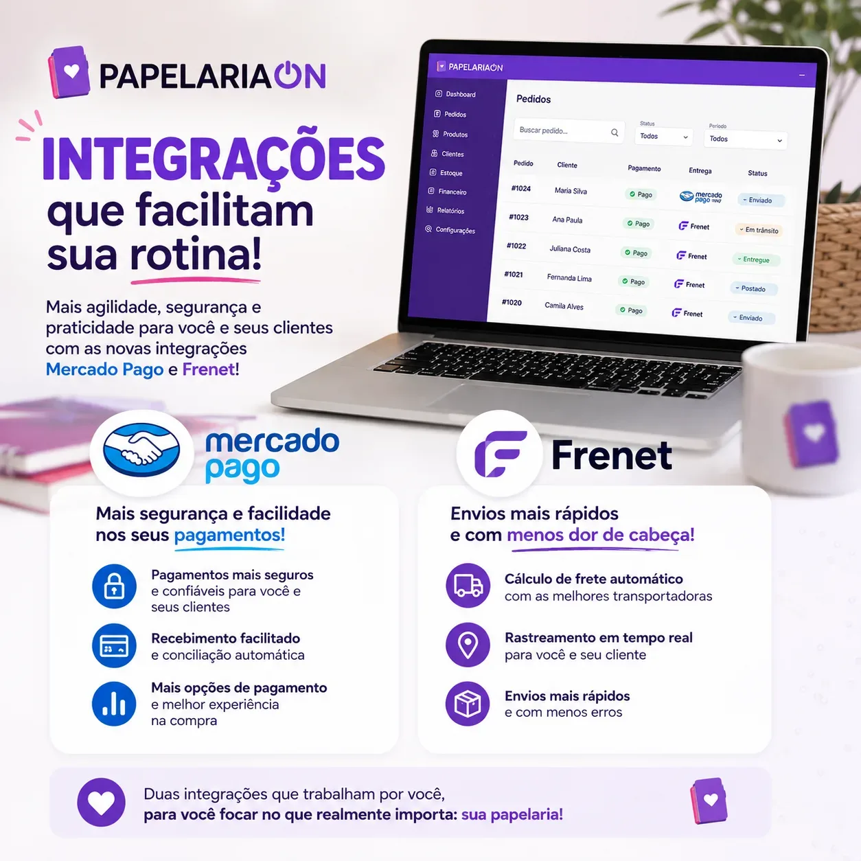 Imagem da publicação de Papelariaon