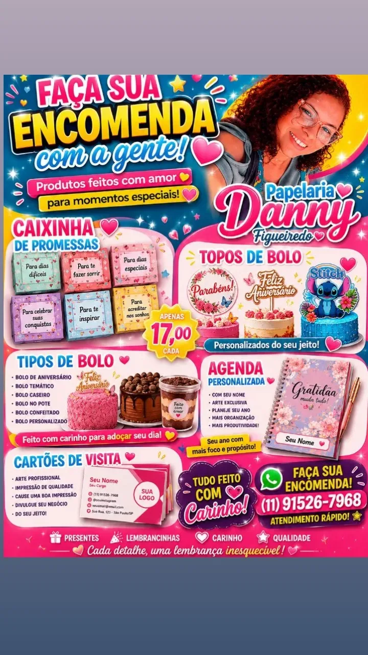 Imagem da publicação de Daniele