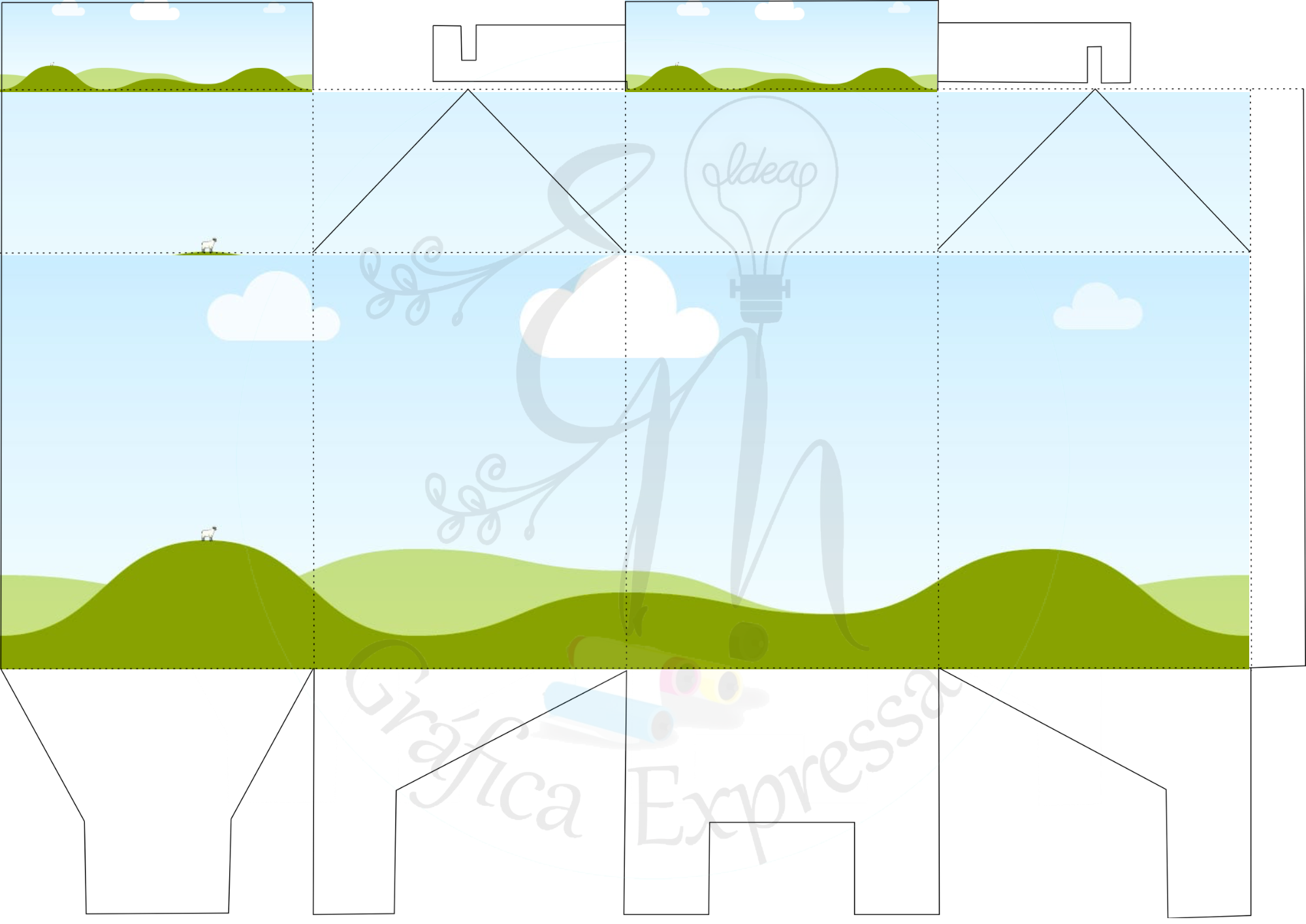 Mockup Caixa Milk