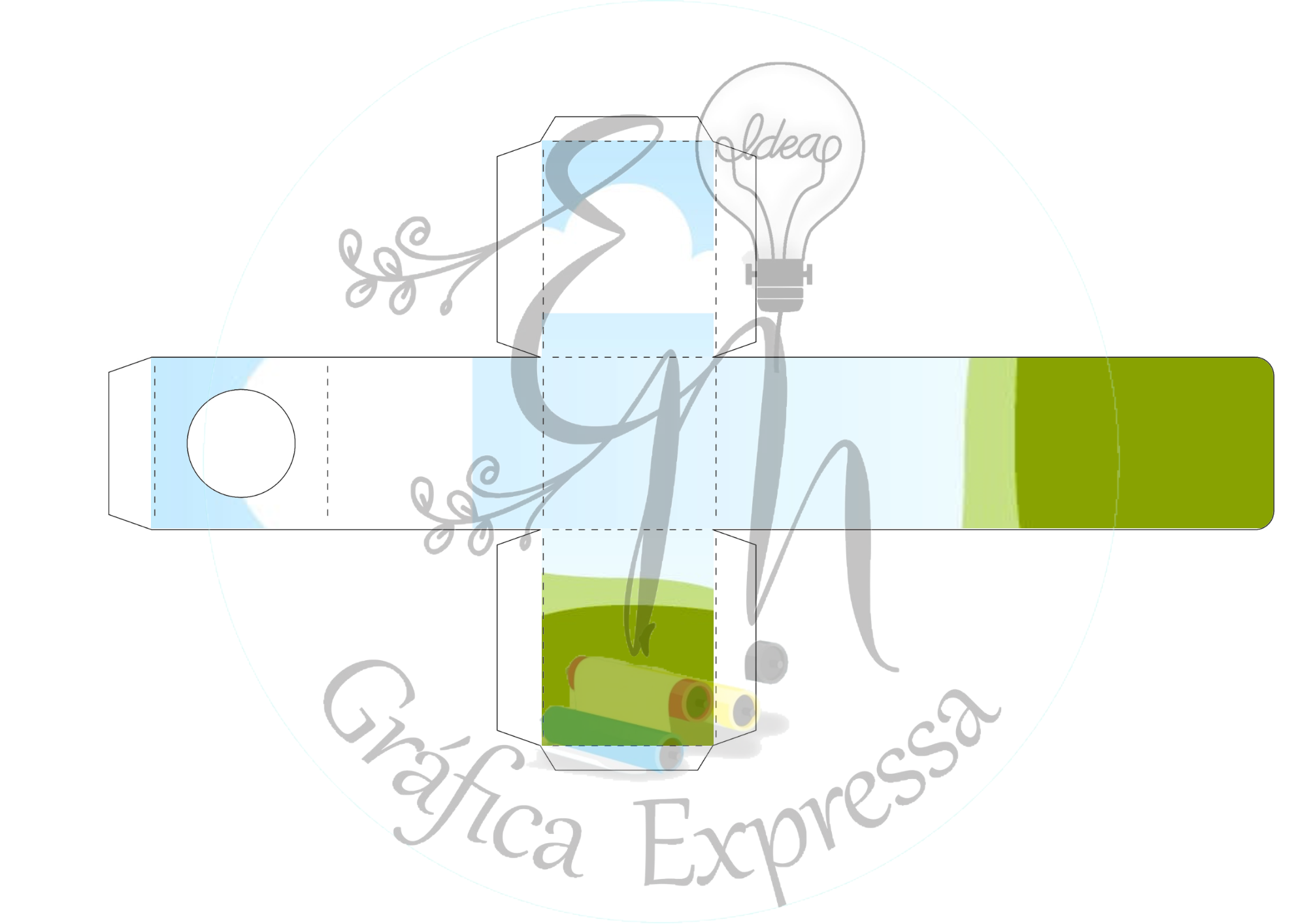 Mockup Porta Tubete